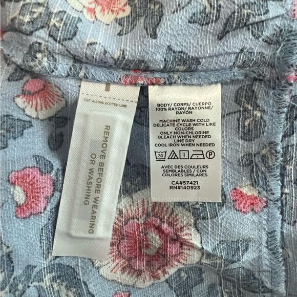 LOFT Long Sleeve Floral Print Dress Size XS  NWT! - Picture 7 of 9